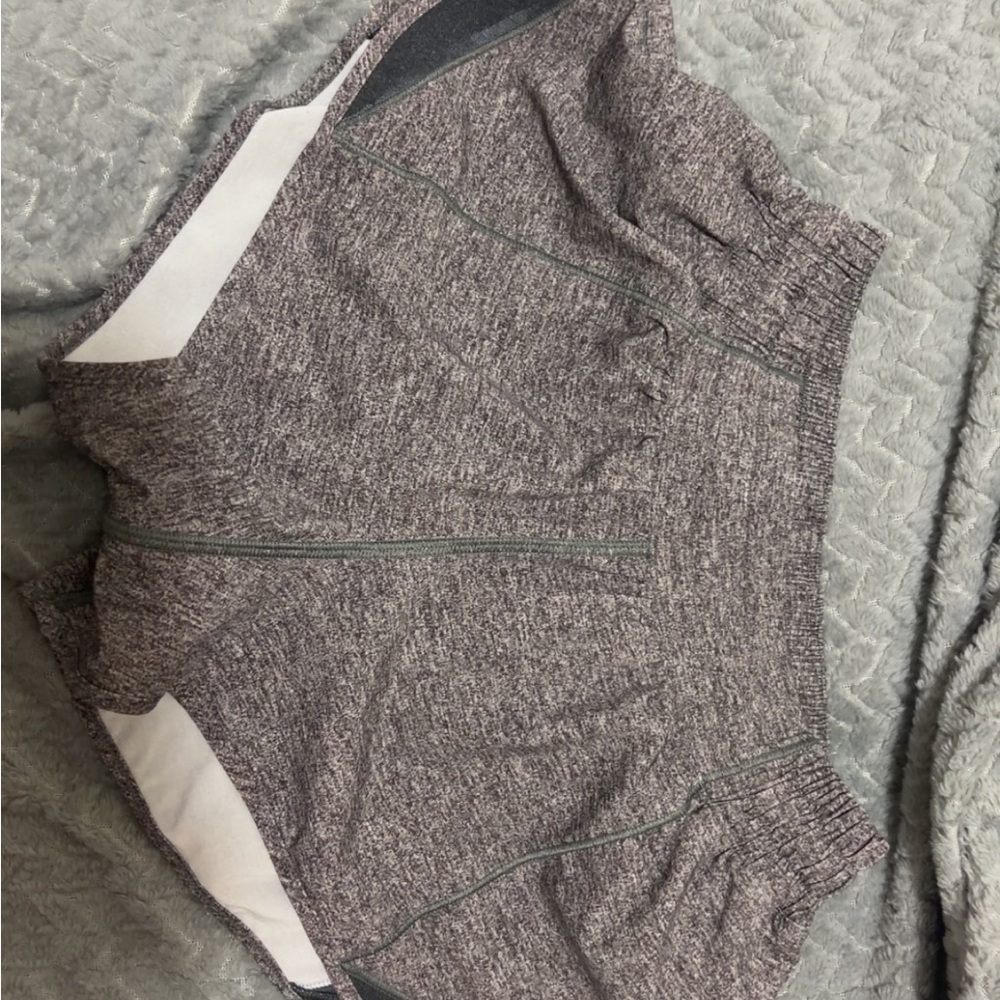 Heathered Gray Athletic Shorts lululmeon